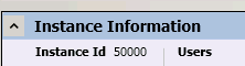 Instance Information 
