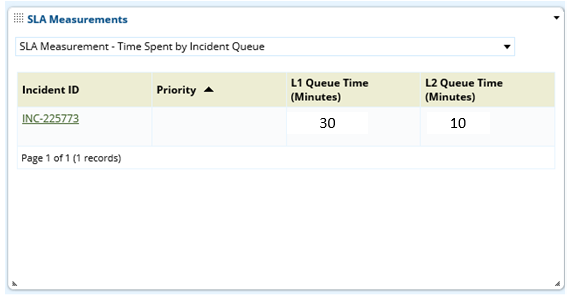 Incident example