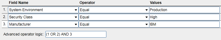 Advanced operator logic using parentheical expressions